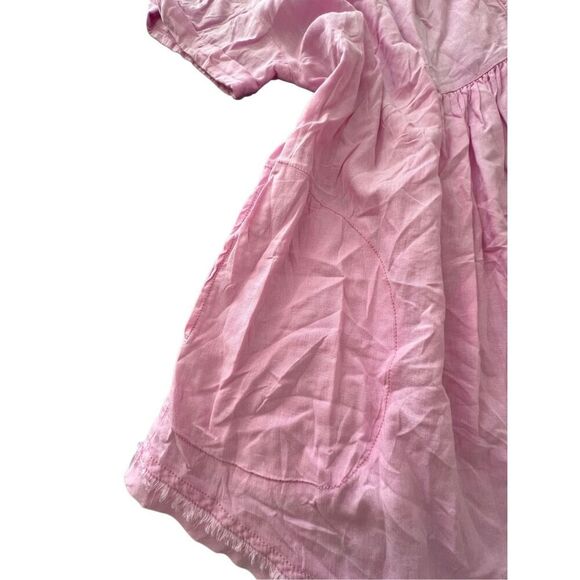 FREE PEOPLE  LINEN Tunic in Pink  Size XS - Picture 7 of 10